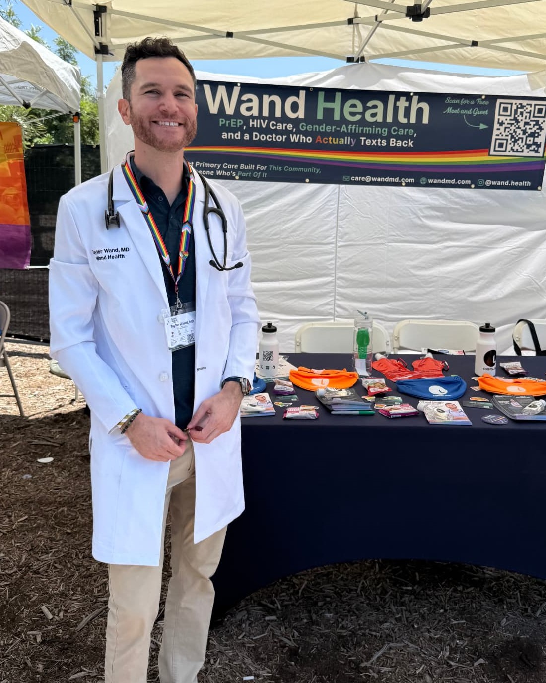 Dr. Taylor Wand, gay doctor in San Diego providing LGBTQ+ affirming primary care